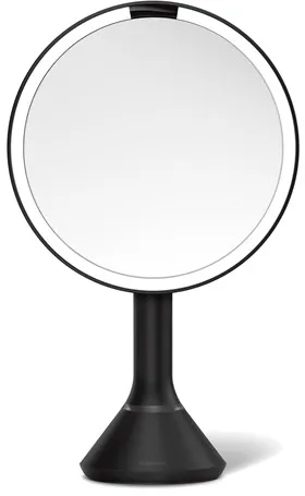 Simplehuman Sensor spejl med touch-kontrol lysstyrke og dobbelt lysindstilling, sort